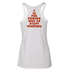 Dtg2go SpongeBob SquarePants Do Stuff Together Women's Tri-Blend Racerback Tank Top