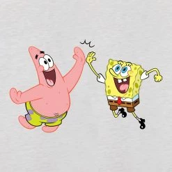 Dtg2go SpongeBob SquarePants Do Stuff Together Women's Tri-Blend Racerback Tank Top