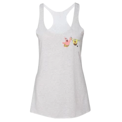 Dtg2go SpongeBob SquarePants Do Stuff Together Women's Tri-Blend Racerback Tank Top