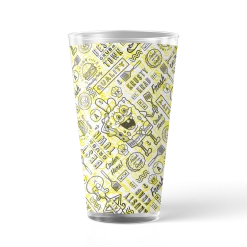 Photomugs The Krusty Krab Fresh Off The Grill 17 Oz Pint Glass Drinkware