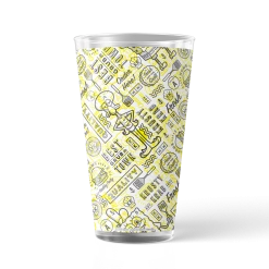 Photomugs The Krusty Krab Fresh Off The Grill 17 Oz Pint Glass Drinkware