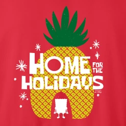 Monster Digital SpongeBob Home For The Holidays Crew Neck Sweatshirt