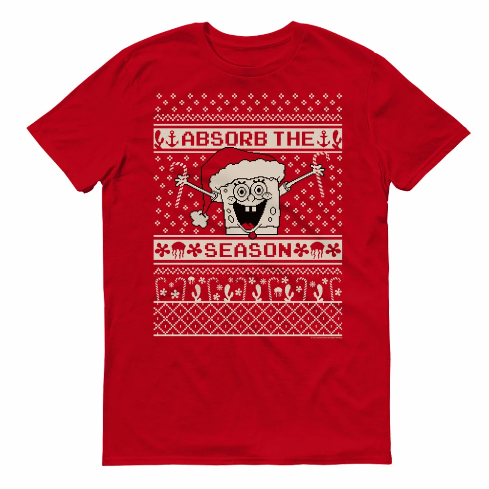 Monster Digital Clothing SpongeBob Absorb The Season Short Sleeve T-Shirt 1 Monster Digital Clothing SpongeBob Absorb The Season Short Sleeve T-Shirt