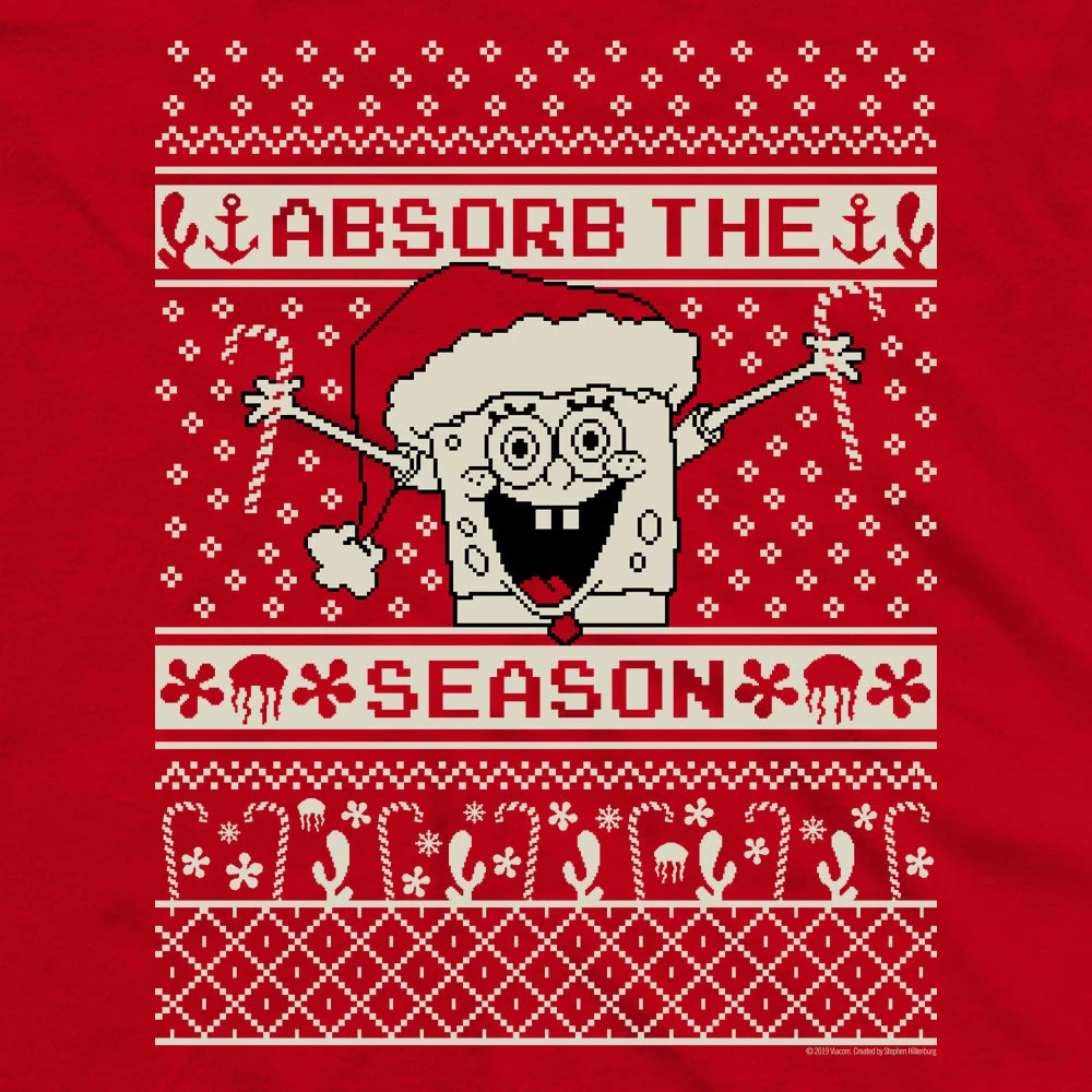 Monster Digital Clothing SpongeBob Absorb The Season Short Sleeve T-Shirt 2 Monster Digital Clothing SpongeBob Absorb The Season Short Sleeve T-Shirt