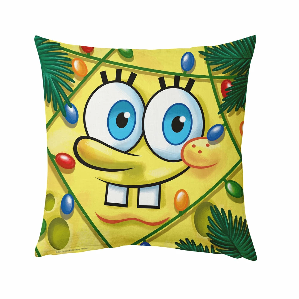 Mww SpongeBob Festive Pillow - 16" X 16" 1 Mww SpongeBob Festive Pillow - 16" X 16"
