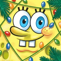 Mww SpongeBob Festive Pillow - 16" X 16"