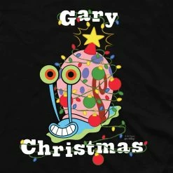 Monster Digital SpongeBob Gary Christmas Short Sleeve T-Shirt