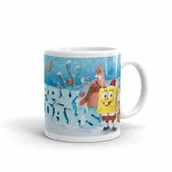 Photomugs Drinkware SpongeBob Happy Holidays 11 Oz White Mug