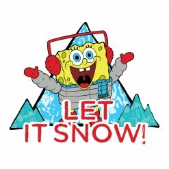 Photomugs SpongeBob Let It Snow 15 Oz White Mug