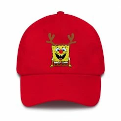 Monetyze-merchmake SpongeBob Reindeer Personalized Hat