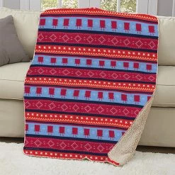 Progift SpongeBob And Patrick Holiday Sherpa Blanket Kids & Baby