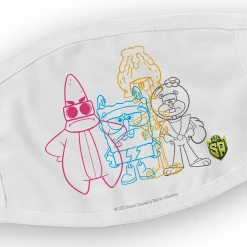 Progift SpongeBob SquarePants IJLSA Silhouette Washable Face Mask