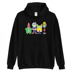 Printful Clothing SpongeBob SquarePants IJLSA Hooded Sweatshirt