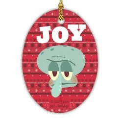 Photomugs SpongeBob SquarePants Joy Oval Ceramic Ornament Home & Office