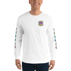 Printful SpongeBob Kamp Koral Patches Adult Long Sleeve T-Shirt Clothing