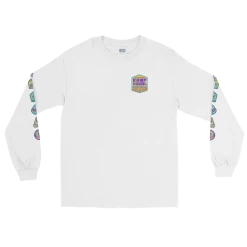 Printful SpongeBob Kamp Koral Patches Adult Long Sleeve T-Shirt Clothing