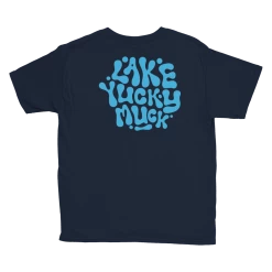 Printful SpongeBob Kamp Koral Lake Yucky Muck Kids Short Sleeve T-Shirt