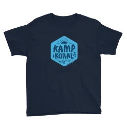 Printful SpongeBob Kamp Koral Lake Yucky Muck Kids Short Sleeve T-Shirt