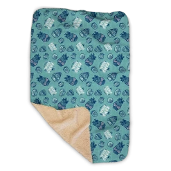 Progift Kids & Baby SpongeBob SquarePants Kamp Koral Sherpa Blanket