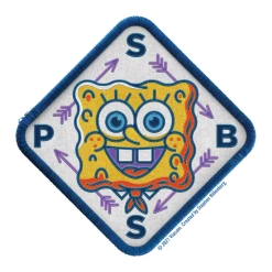 SpongeBob SquarePants Shop SpongeBob Kamp Koral Character Badge Stickers Pack Of 3