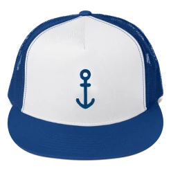 Printful The Krusty Krab Employee Anchor 5 Panel Trucker Hat Accessories