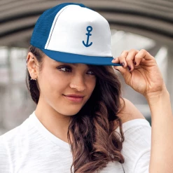 Printful The Krusty Krab Employee Anchor 5 Panel Trucker Hat Accessories