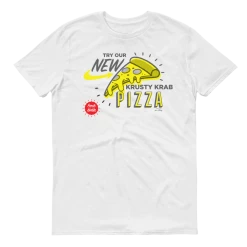 Monster Digital SpongeBob SquarePants The Krusty Krab New Pizza Adult Short Sleeve T-Shirt Clothing