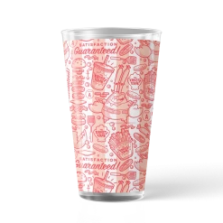 Photomugs The Krusty Krab Satisfaction Guaranteed 17 Oz Drinking Glass