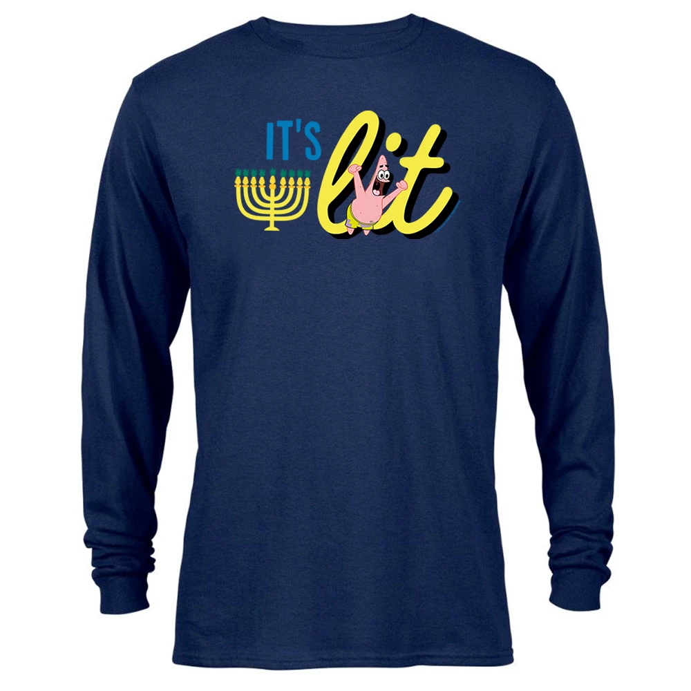 Monster Digital SpongeBob It's Lit Long Sleeve T-Shirt Clothing 1 Monster Digital SpongeBob It's Lit Long Sleeve T-Shirt Clothing