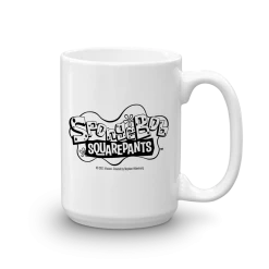 Spoke SpongeBob SquarePants Mermaidman And Barnacleboy Comic White Mug