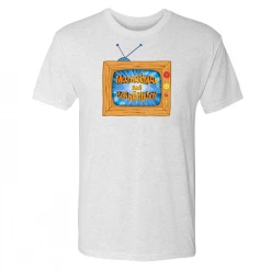 Monster Digital Clothing SpongeBob SquarePants Mermaidman And Barnacleboy TV Men's Tri-Blend T-Shirt