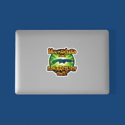 Printful Accessories SpongeBob SquarePants Mermaidman And Barnacleboy Unite Logo Die Cut Sticker