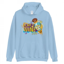 Printful SpongeBob SquarePants Play To Win Hooded Sweatshirt