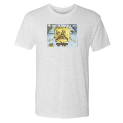 Monster Digital SpongeBob Allergies Meme Tri-Blend Short Sleeve T-Shirt Clothing