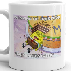 Monetyze-casetry SpongeBob SquarePants 5 Minutes Later Meme White Mug 5 Monetyze-casetry SpongeBob SquarePants 5 Minutes Later Meme White Mug
