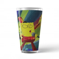 Photomugs SpongeBob SquarePants Band Geeks 17 Oz Drinking Glass Drinkware