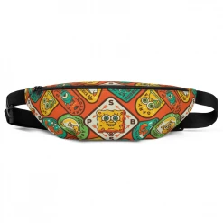 Printful Accessories SpongeBob SquarePants Sponge On The Run Badges Premium Fanny Pack