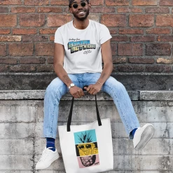 Printful SpongeBob SquarePants Sponge On The Run Feelin’ Fineapple Premium Tote Bag Accessories