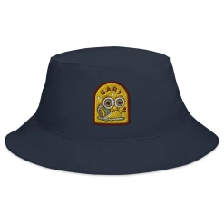 Printful SpongeBob SquarePants Sponge On The Run Gary Badge Flexfit Bucket Hat