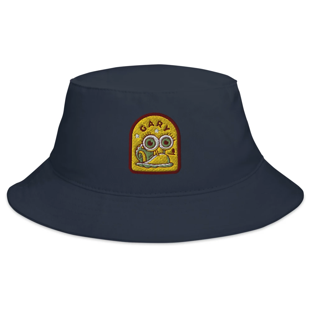 Printful SpongeBob SquarePants Sponge On The Run Gary Badge Flexfit Bucket Hat 1 Printful SpongeBob SquarePants Sponge On The Run Gary Badge Flexfit Bucket Hat