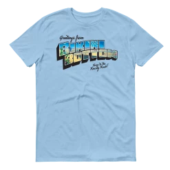 Monster Digital SpongeBob SquarePants Sponge On The Run Greetings From Bikini Bottom Adult Short Sleeve T-Shirt Clothing