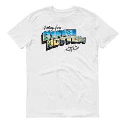 Monster Digital SpongeBob SquarePants Sponge On The Run Greetings From Bikini Bottom Adult Short Sleeve T-Shirt Clothing