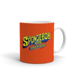 Spoke Drinkware SpongeBob SquarePants Sponge On The Run Mr. Krabs Badge White Mug