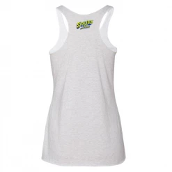 Dtg2go SpongeBob SquarePants Sponge On The Run Ready For This Jelly Women's Tri-Blend Racerback Tank Top Clothing