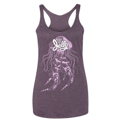 Dtg2go SpongeBob SquarePants Sponge On The Run Ready For This Jelly Women's Tri-Blend Racerback Tank Top Clothing