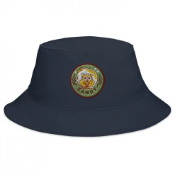 Printful SpongeBob SquarePants Sponge On The Run Sandy Badge Flexfit Bucket Hat Accessories