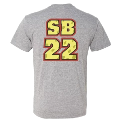 Monster Digital SpongeBob SquarePants SpongeBob And Patrick Football Mash-Up Men's Tri-Blend T-Shirt Clothing