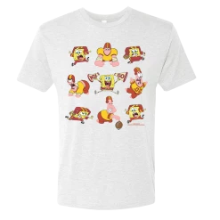 Monster Digital SpongeBob SquarePants SpongeBob And Patrick Football Mash-Up Men's Tri-Blend T-Shirt Clothing 7 Monster Digital SpongeBob SquarePants SpongeBob And Patrick Football Mash-Up Men's Tri-Blend T-Shirt Clothing