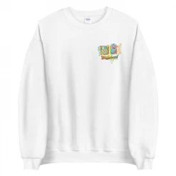Printful SpongeBob SquarePants And Patrick Touchdown Fleece Crewneck Sweatshirt