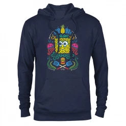 Dtg2go SpongeBob Sugar Sponge Full Color Hooded Sweatshirt Clothing